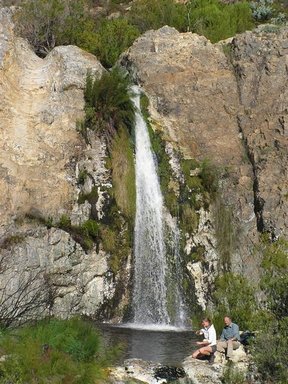 Midpoint of the Boesmanskloof Hiking Trail