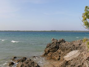 View of the mainland from Wasini Island