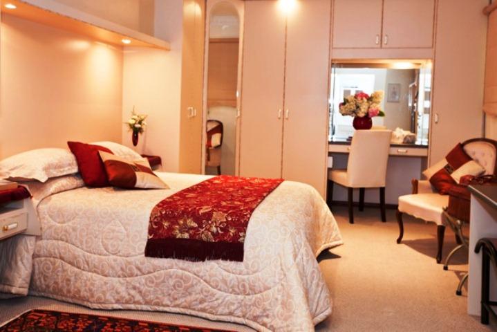 One of the bedrooms.