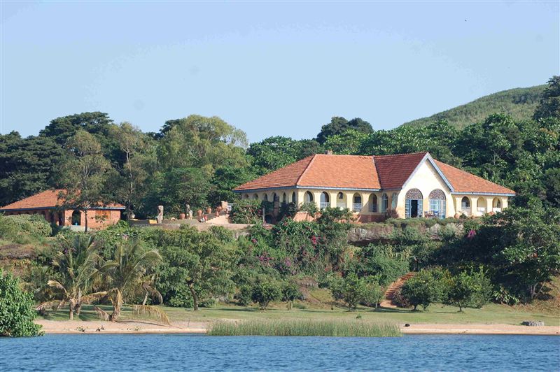 Villa views from the ocean