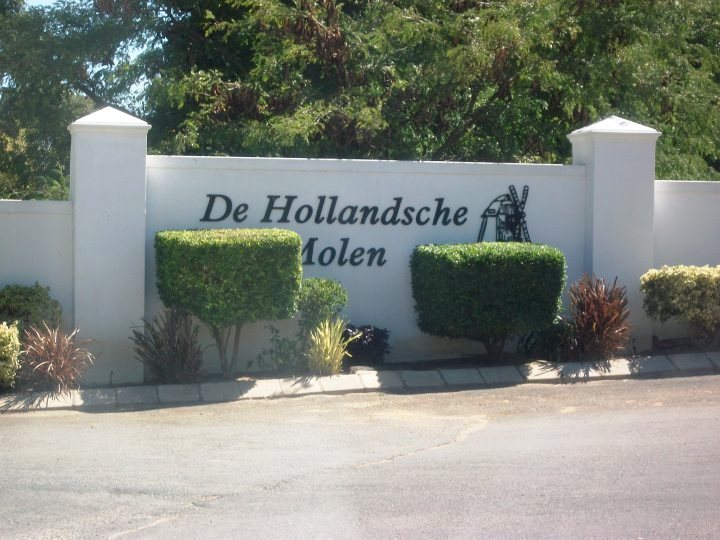 The entrance to the resort