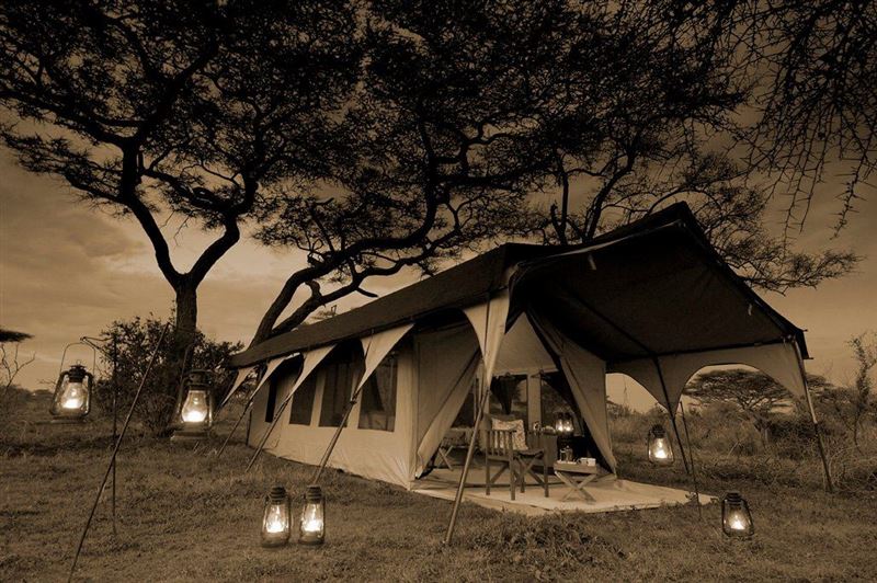 Tent exterior