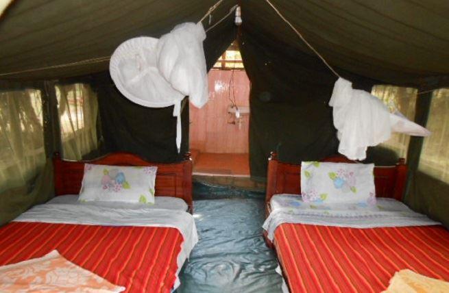 Tent interior