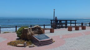 Opening of beachfront plaque