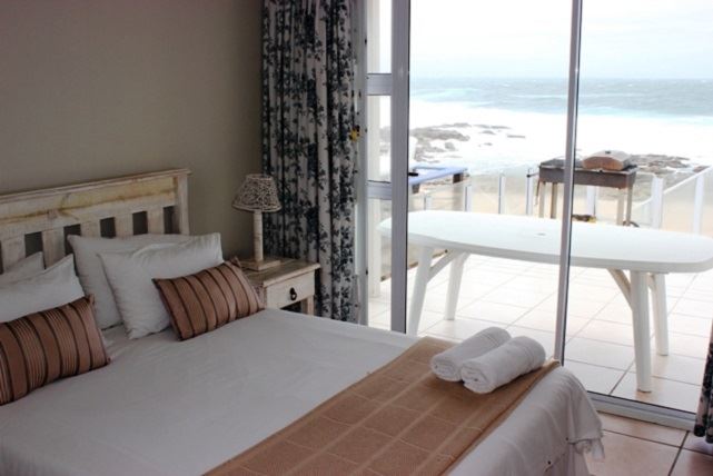 Main bedroom with sea views