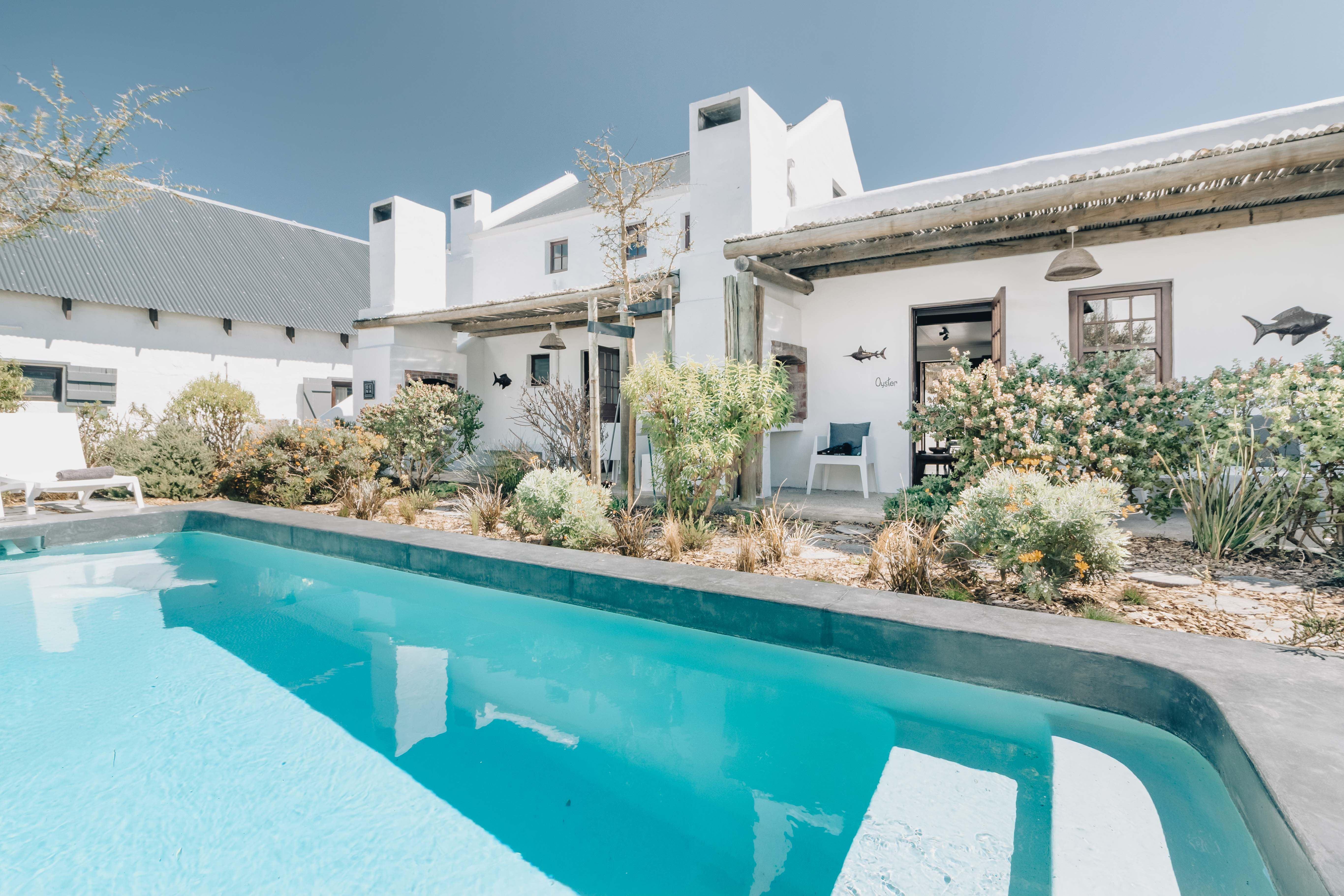 Shared saltwater solarheated pool for Coral Villa & Gonana Studio Guests 