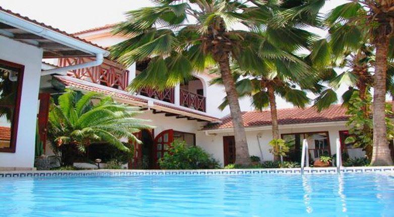 Exterior and swimming pool