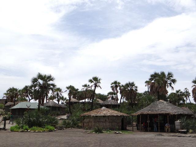 Front view of the resort