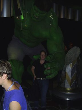 The Hulk at Madam Tussauds
