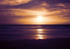 Sunset at Candolim Beach