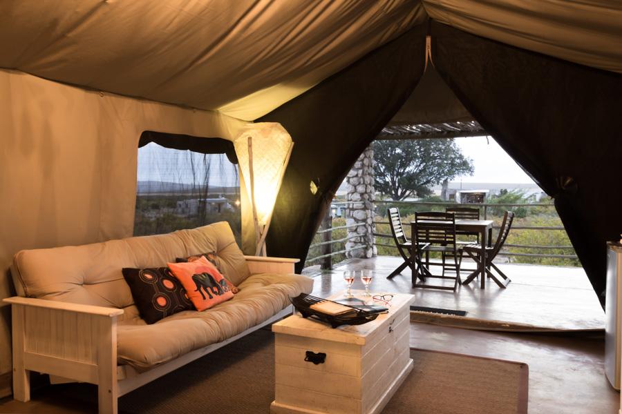 Thali Thali Game Lodge Luxury Tent Interior