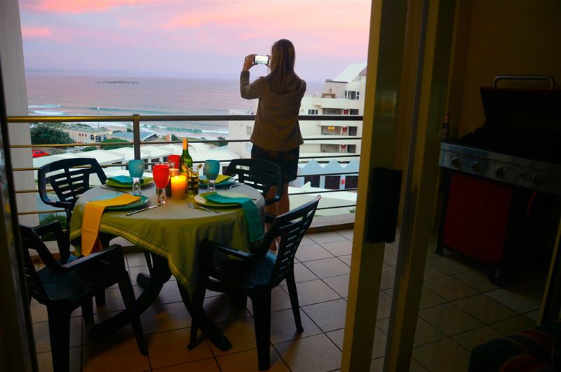 The Crow's Nest stoep is very private and the perfect place to be late afternoon. 