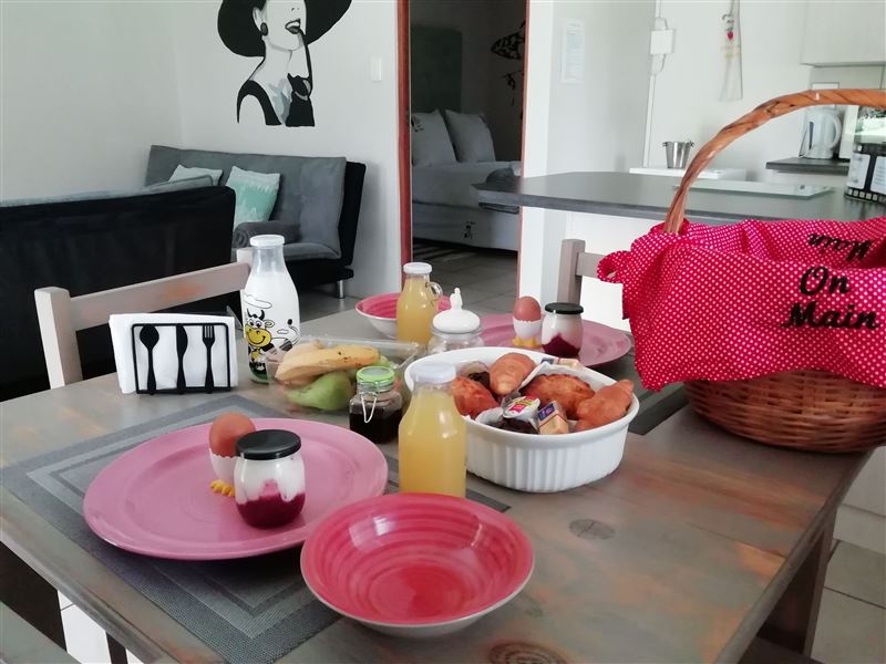 Continental breakfast in a basket