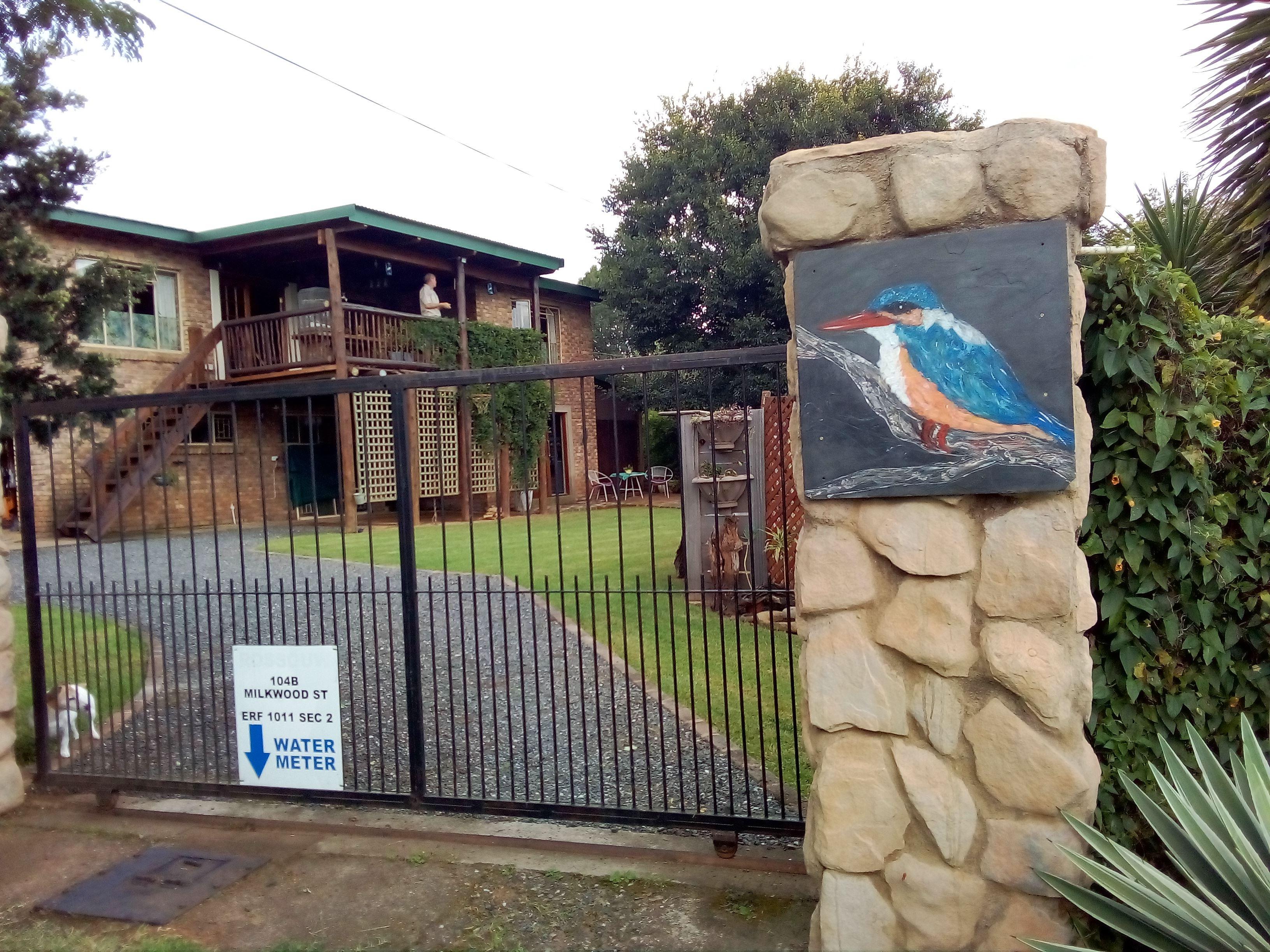 Kingfisher Blue on Milkwood