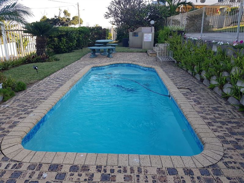Outside pool area