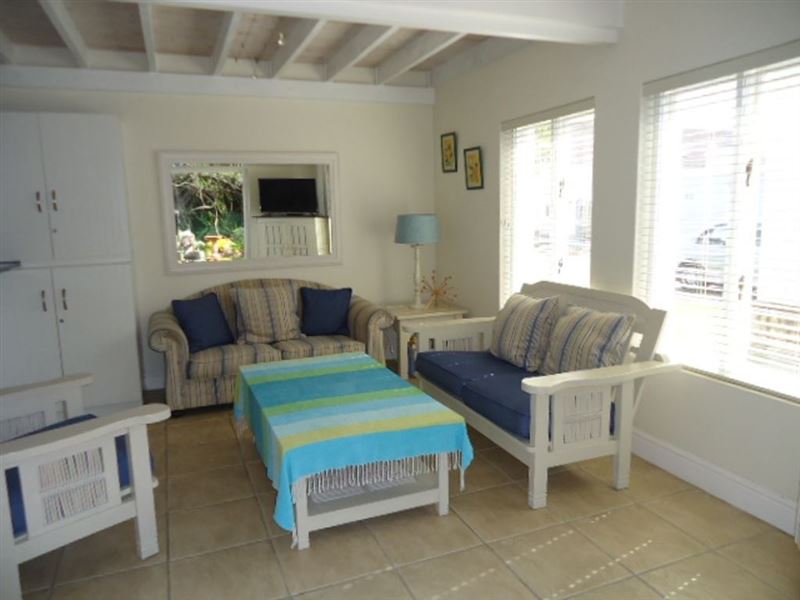 Additional two small children sharing or one adult can make use of the sleeper couch in the lounge. DStv.