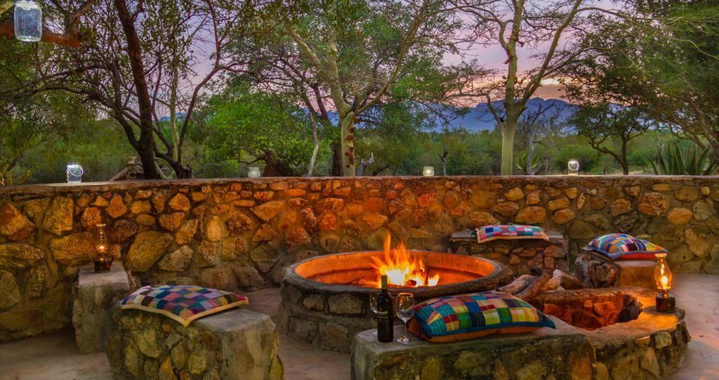 Fire pit adjoining the LAPA 