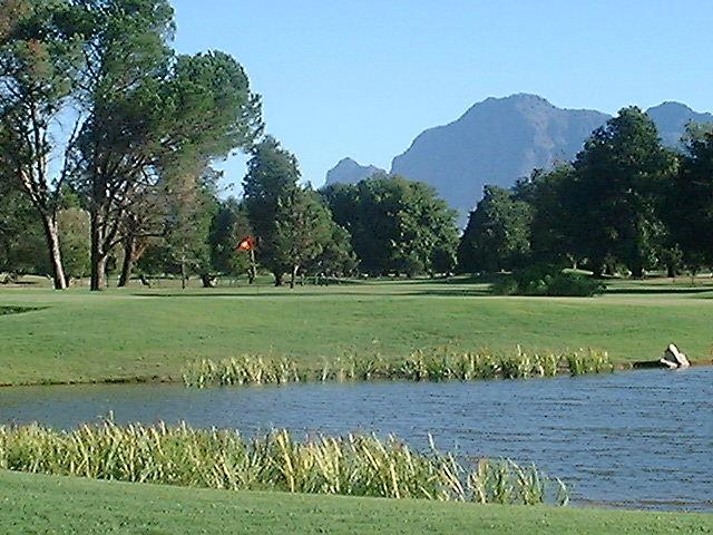 Paarl Golf Club has 27 international standard holes. The first nine holes along the Berg River