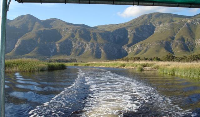 Heading back to the village after a late afternoon bird watching cruise.