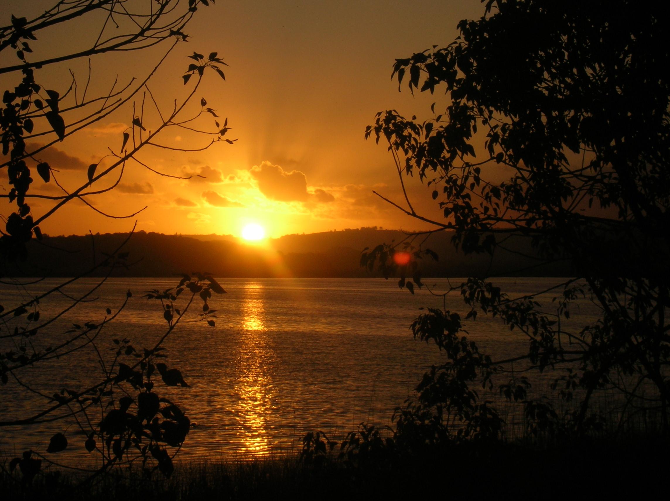 Sunset over Island Lake