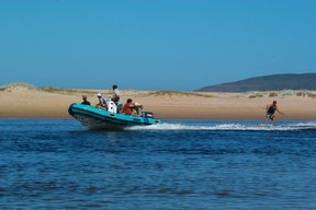 Watersports in the lagoon of Plettenberg Bay