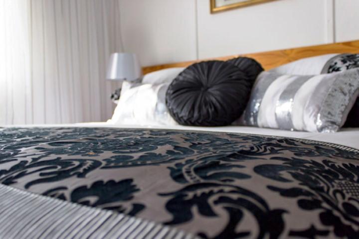 One of the bedrooms.