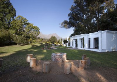 View from outdoor braai