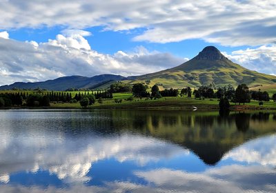 View of iNhlosane Mountain