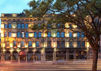 Hotel Front - Evening/Night