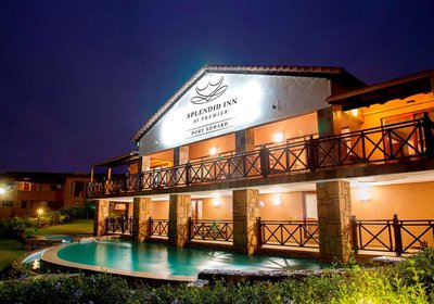 Premier SInn PortEdward Building Facade Night