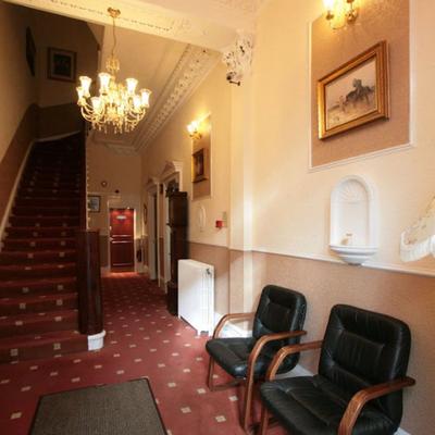 Interior entrance