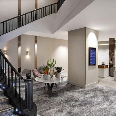 Interior entrance