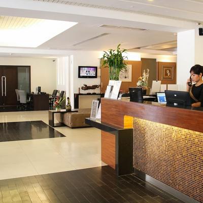Lobby sitting area