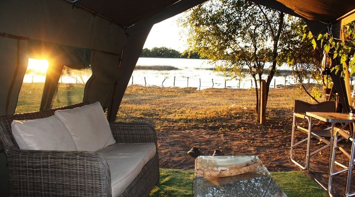 Hippo Island Okavango Delta