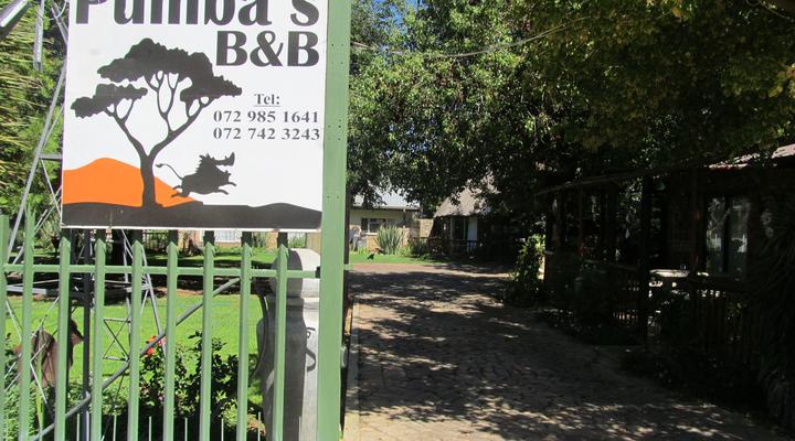 Pumba's Bed and Breakfast