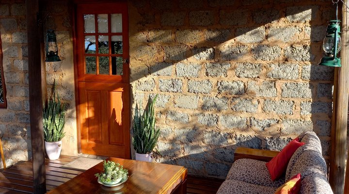 Five Pebbles on Piece of Africa