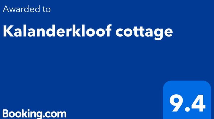 Kalanderkloof Cottage
